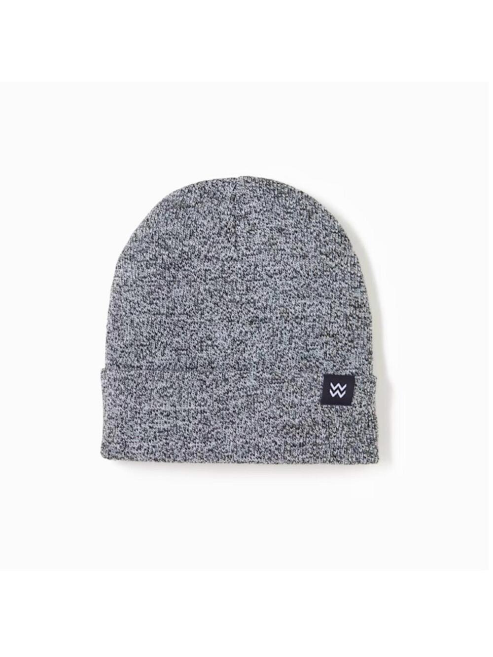 Wren heathered gray Marled Yarn Beanie NWT